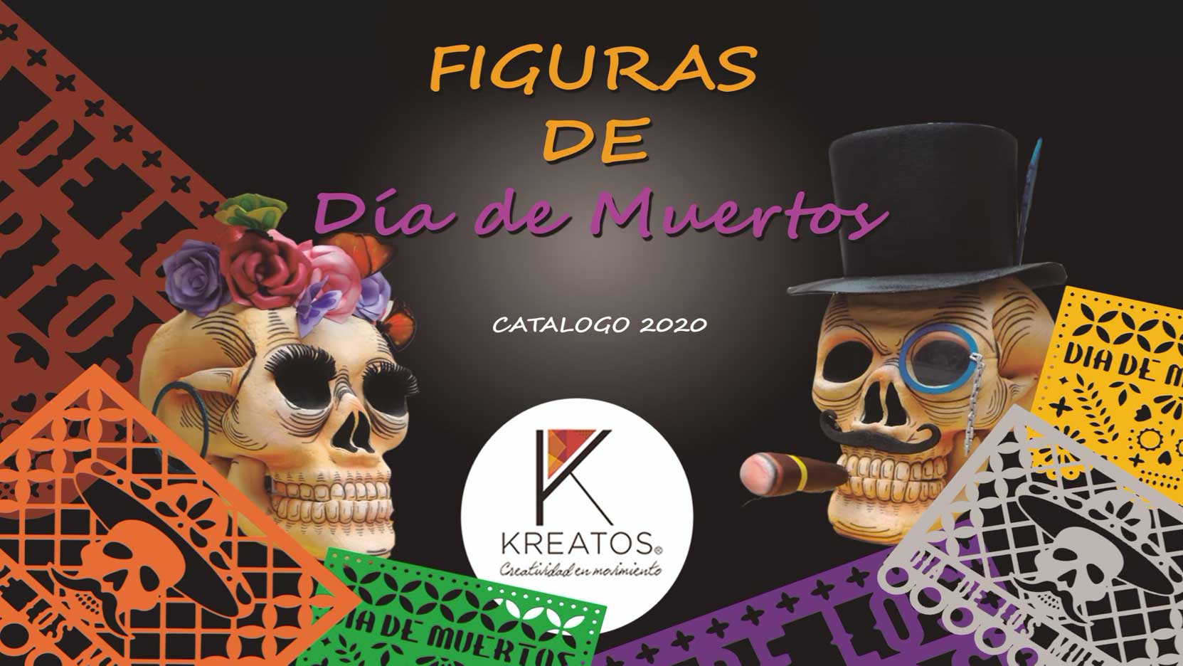 Figuras de Día de Muertos, Catálogo 2020